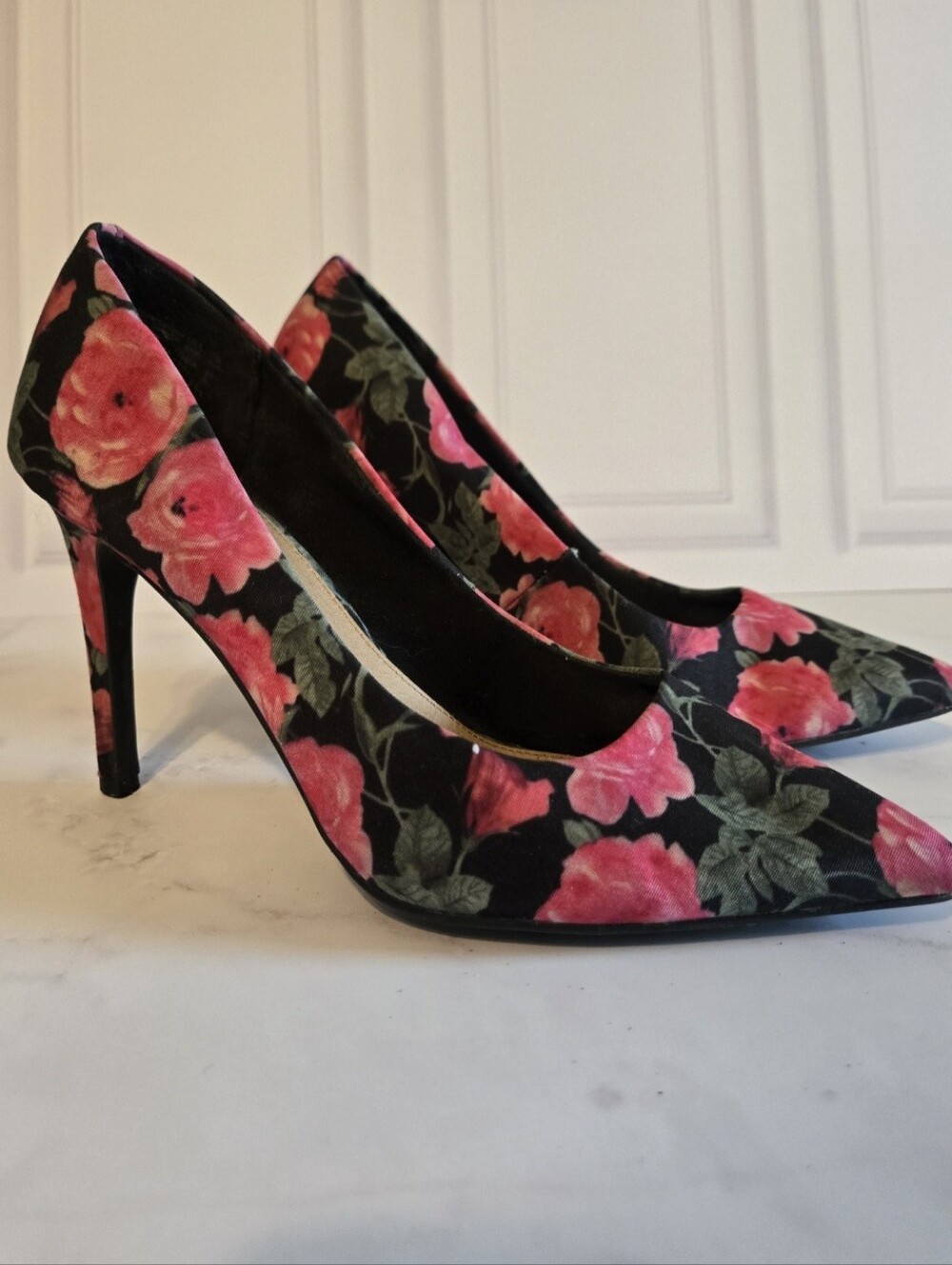 Floral High Heels
